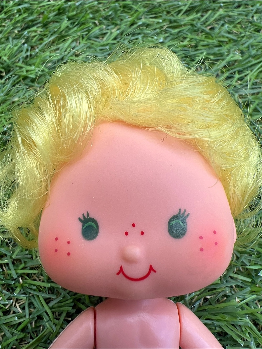 VINTAGE Strawberry Shortcake 1980s Butter Cookie doll with Jelly Bear pet Kenner - Picture 8 of 14